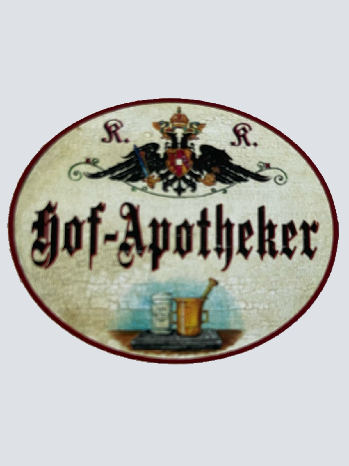 KuK Nostalgie Holzschild Hof-Apotheker Pharmazie Apotheker Apotheke Schild