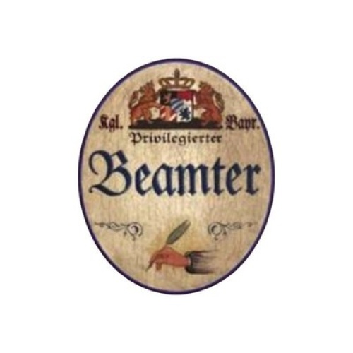 Nostalgie Holzschild Bayern königlich bayerischer Privilegierter Beamter Schild