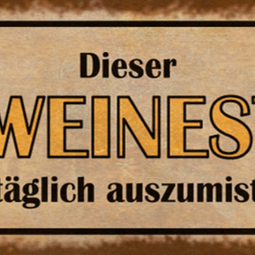 Schild Dieser Schweinestall Ist Täglich Auszumisten Chaos 27x10 Blech od.Holz