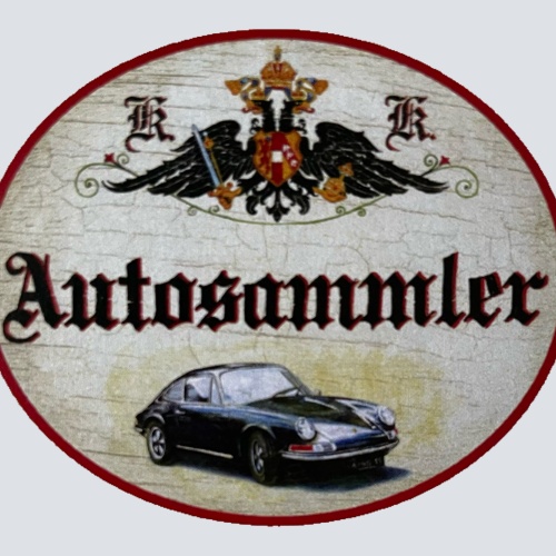 KuK Nostalgie Holzschild Autosammler Autos Oldtimer Auto Fan Klassiker Schild