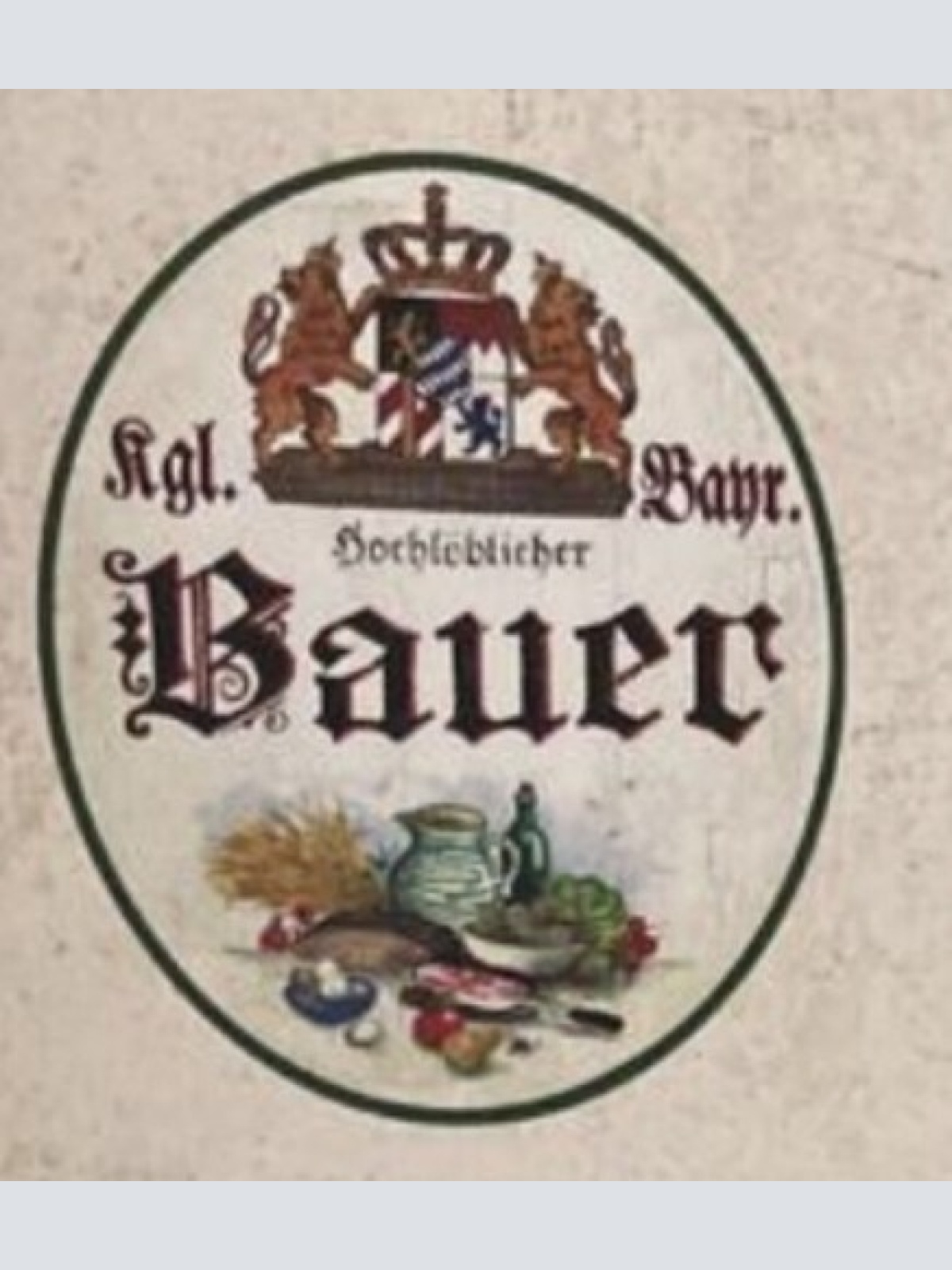 Nostalgie Holzschild Bayern königlich bayerischer Hochlöblicher Bauer Schild