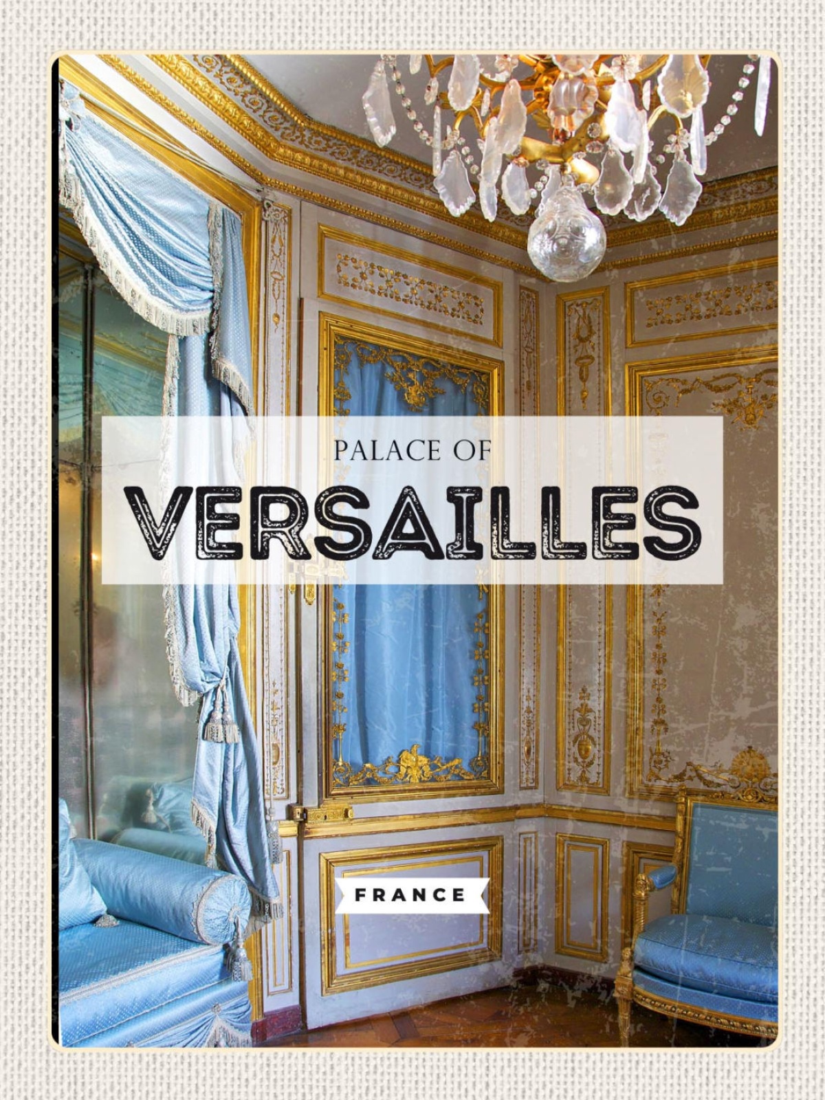 Schild Palace Versailles France Frankreich Palast 12x18 20x30 30x40 Blech/Holz