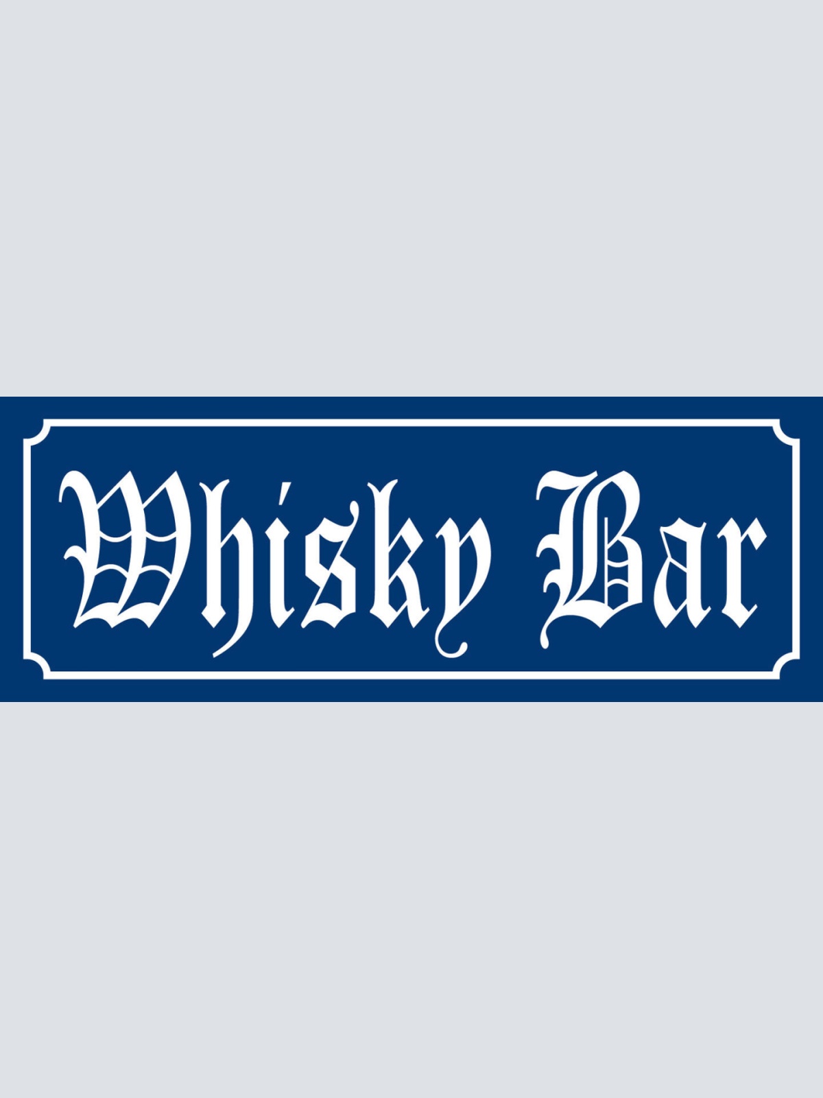 Schild Whisky Bar Alkohol Trinken Spirituose Lokal Whiskey 27x10 Blech od.Holz