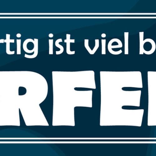 Schild Einzigartig Ist Viel Besser Als Perfekt 27 x 10 Blech od. Holz