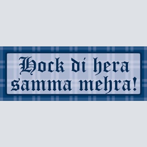Schild hock di hera samma mehra setz dich dazu gruppe 27 x 10 blech od. holz
