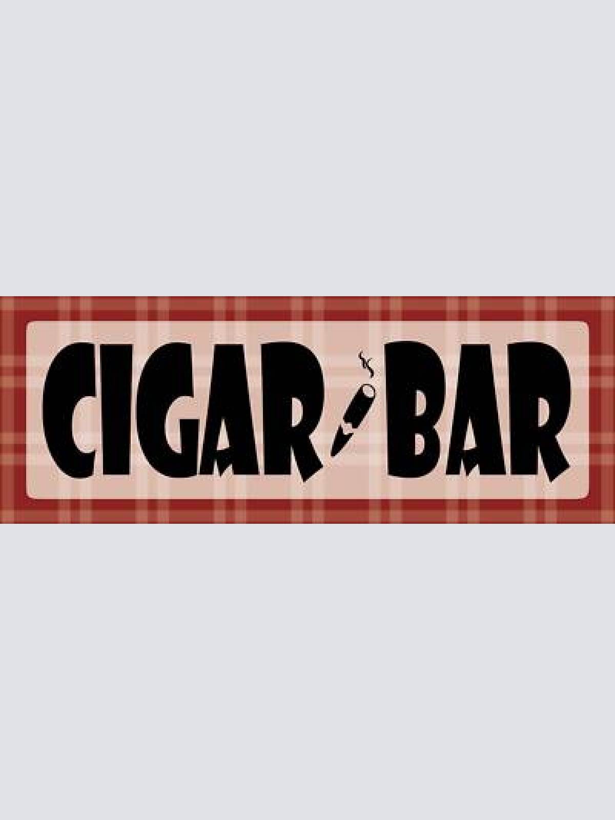 Schild cigar bar zigarre lounge tabak trafik rauchen 27 x 10 blech od. holz