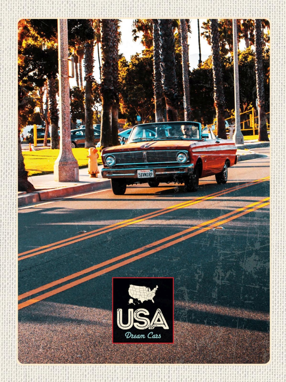 Schild USA Dream Cars Auto Ford Falcon Amerika 12x18 20x30 30x40 Blech/Holz