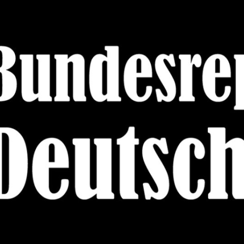 Schild Bundesrepublik Deutschland BRD Germany 27 x 10 Blech od.Holz