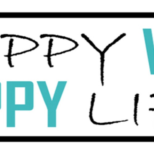 Schild Happy Wife Happy Life Ehe Frau Glücklich Leben Paar 27x10 Blech od. Holz
