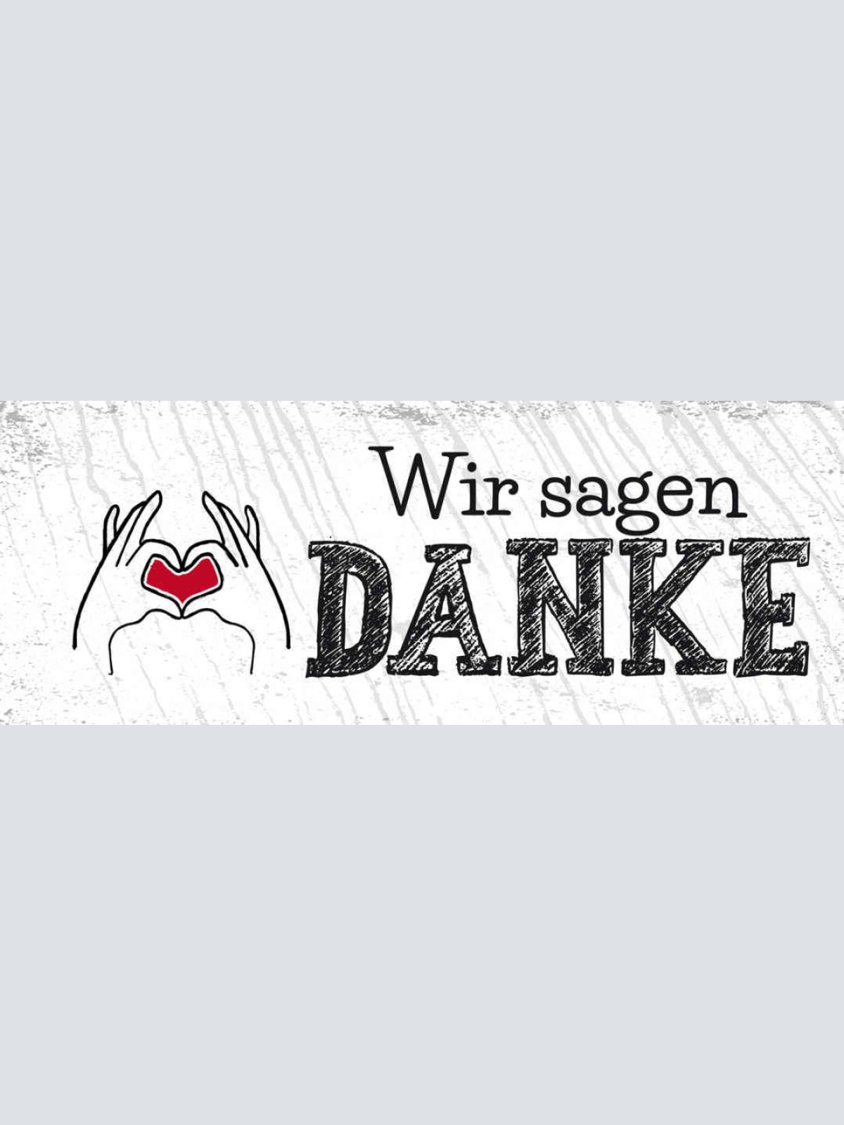 Schild Wie Sagen Danke Bedanken Herz Danksagung Vielen Dank 27x10 Blech od.Holz