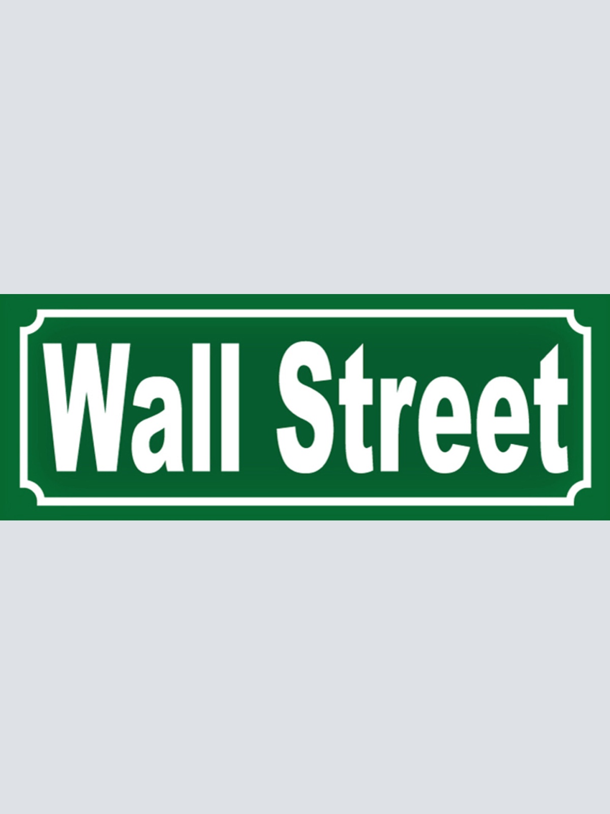Schild Wall Street New York Manhattan Straße Stadt Ort 27 x 10 Blech od. Holz