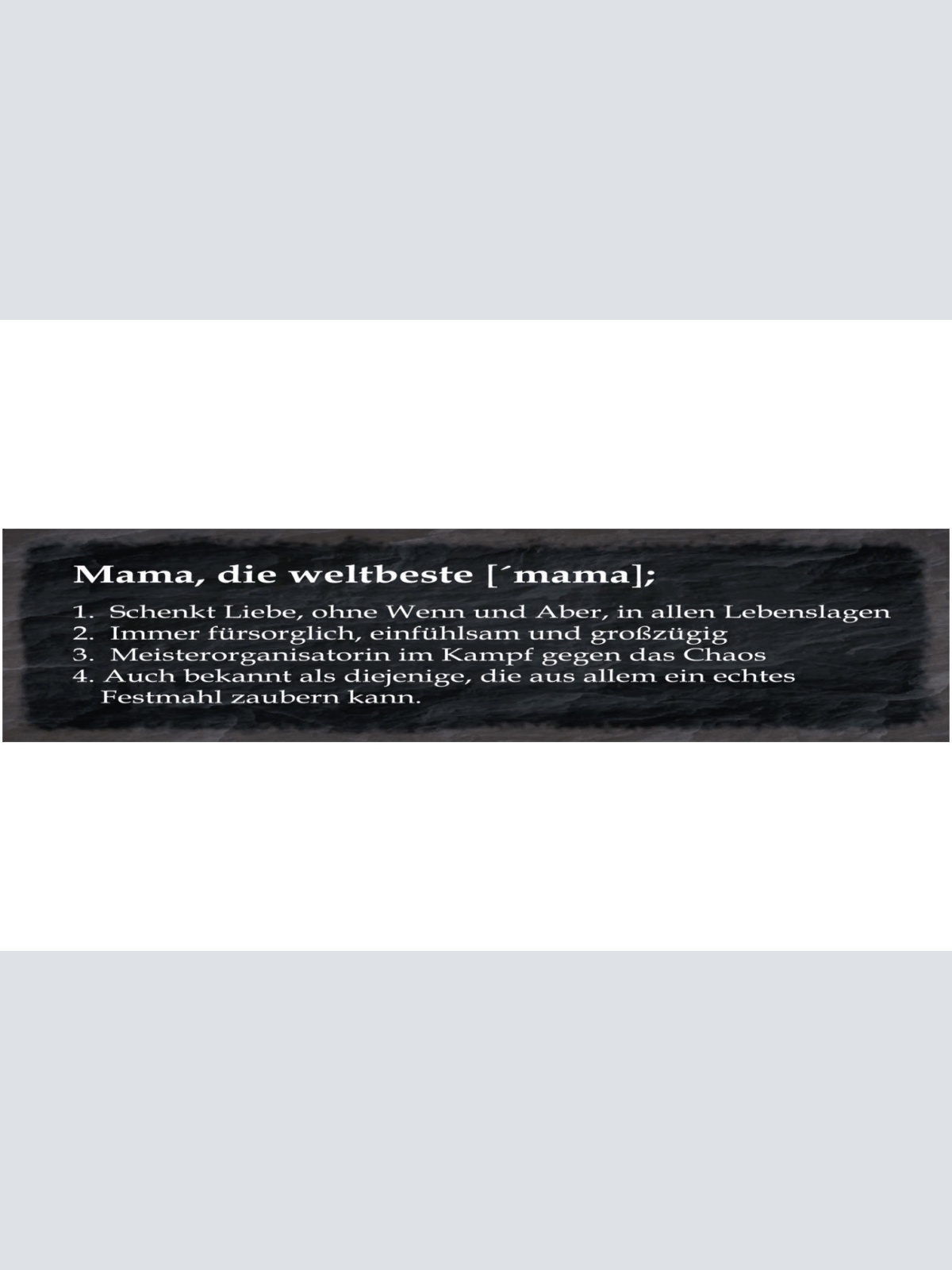 Schild Weltbeste Mama Mutter Familie Kind Liebe Eltern 46 x 10 Blech od. Holz