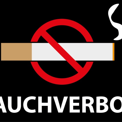 Schild Rauchverbot Zigarette 12x18 / 20x30 / 30x40 Blech od. Holz