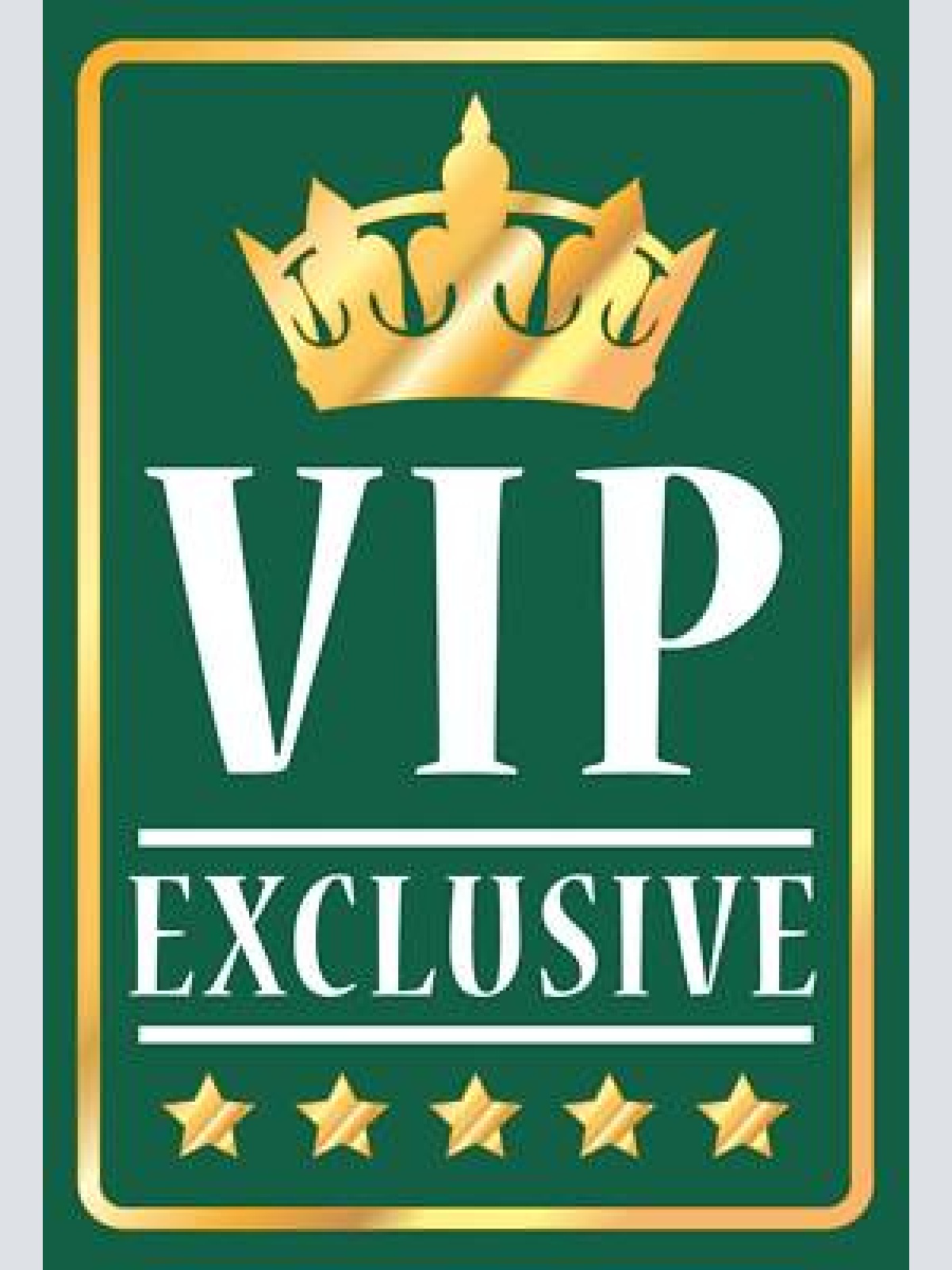 Schild vip exclusive 12x18 / 20x30 / 30x40 blech od. holz