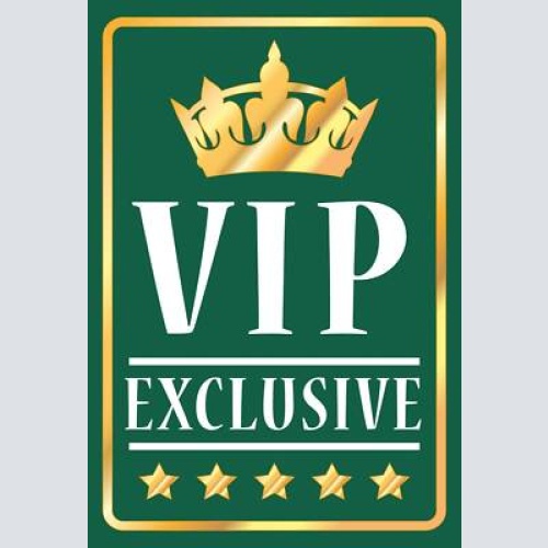 Schild vip exclusive 12x18 / 20x30 / 30x40 blech od. holz