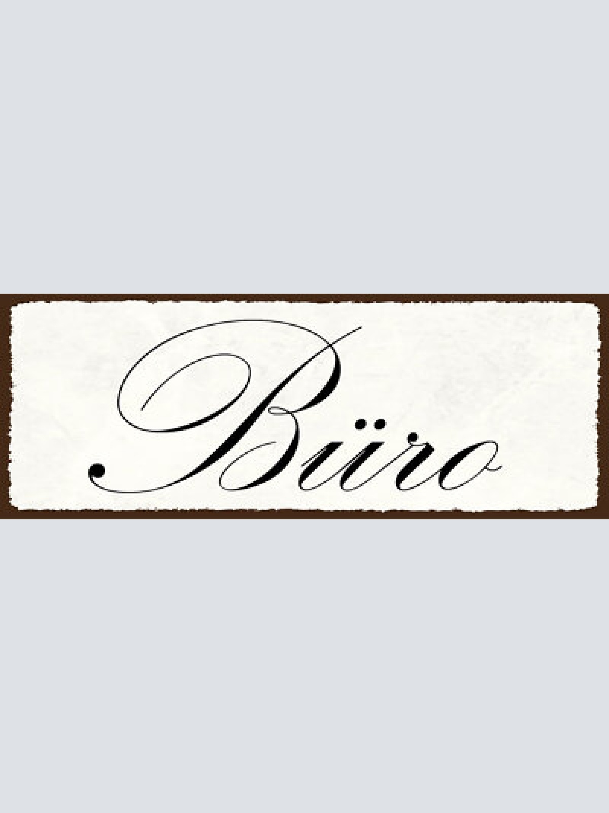 Schild büro verwaltung arbeit arbeiten firma gebäude 27x10 blech od.holz