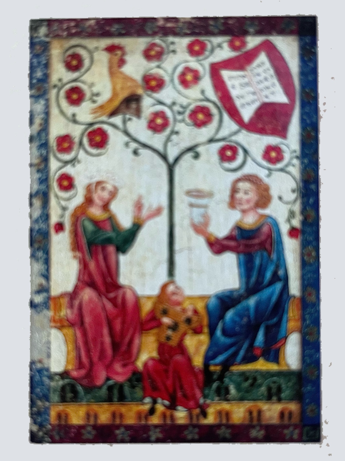 Nostalgie Holzschild Mittelalter Manesse Nr. 4 Schild