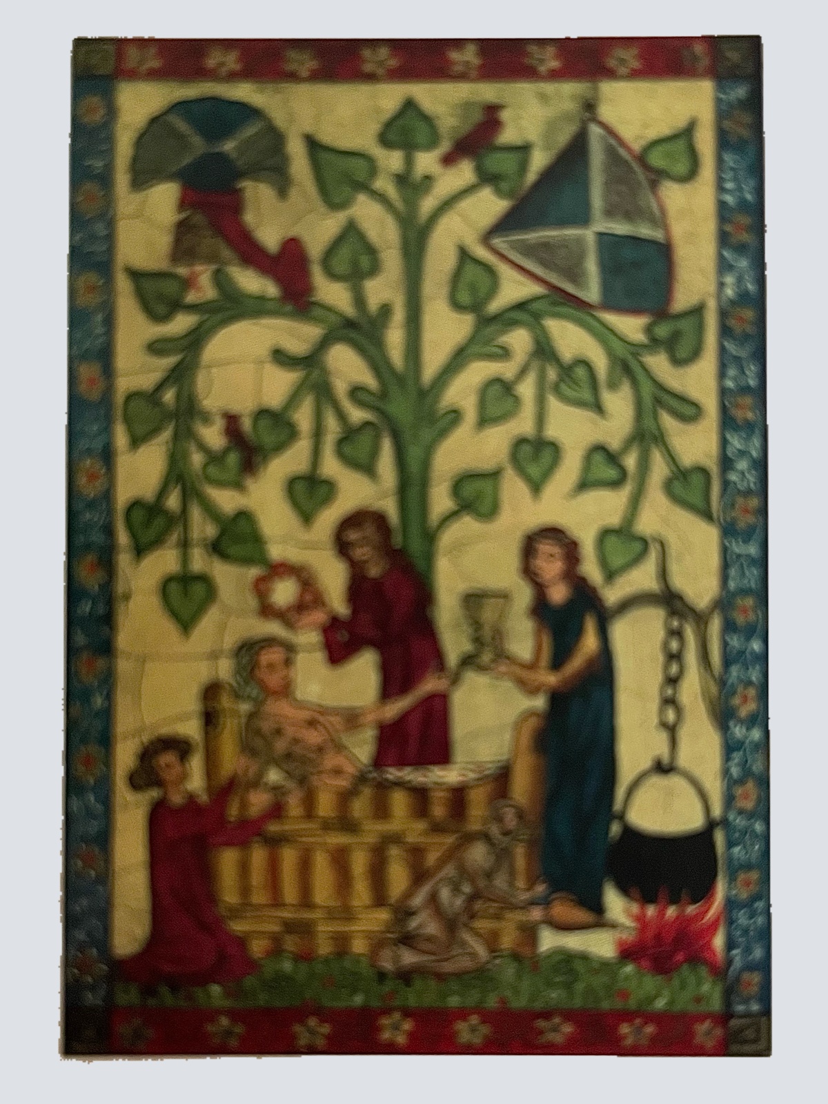 Nostalgie Holzschild Mittelalter Manesse Nr.1 Schild