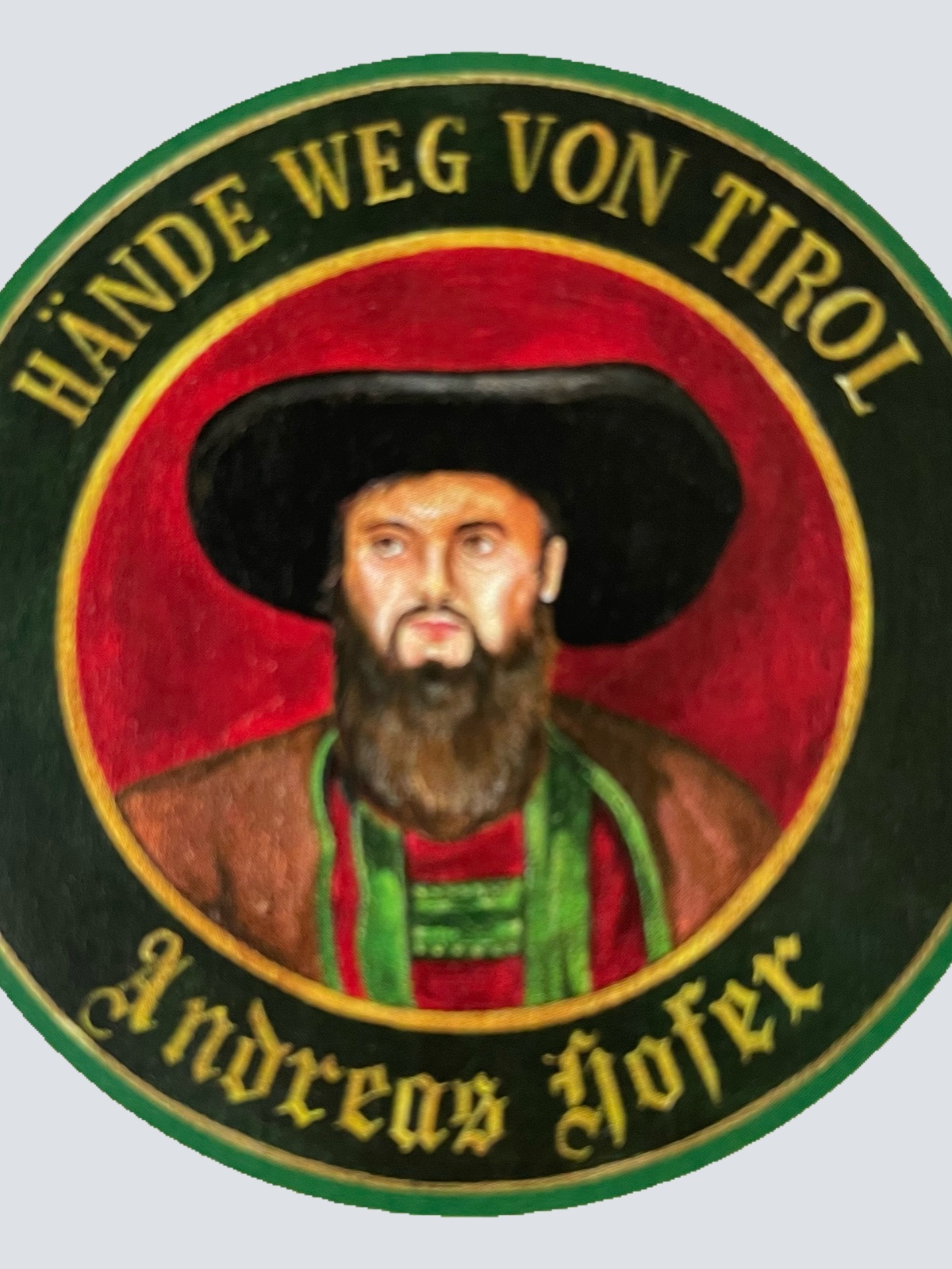 Nostalgie Holzschild Schützenscheibe Hände Weg Von Tirol Andreas Hofer Schild