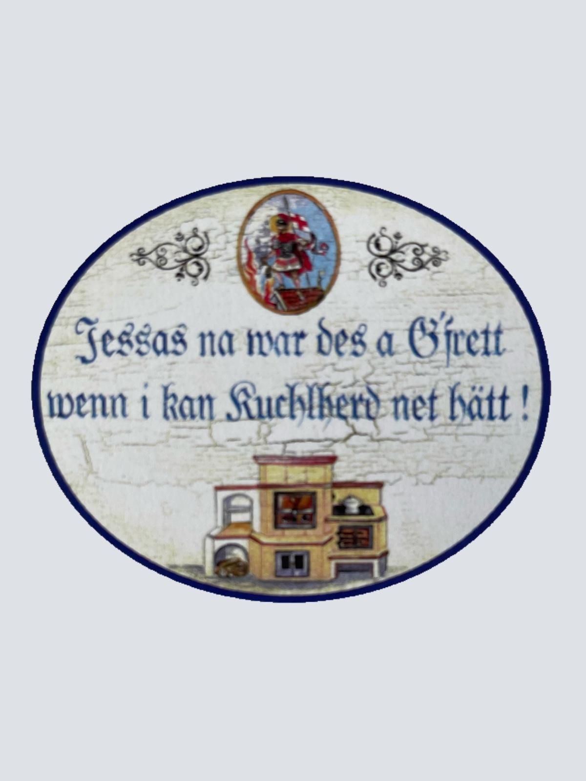 Nostalgie Holz Schild Jessas Na Des War A Gfret Wenn Ma Kan Kuchlherd Net Hätt