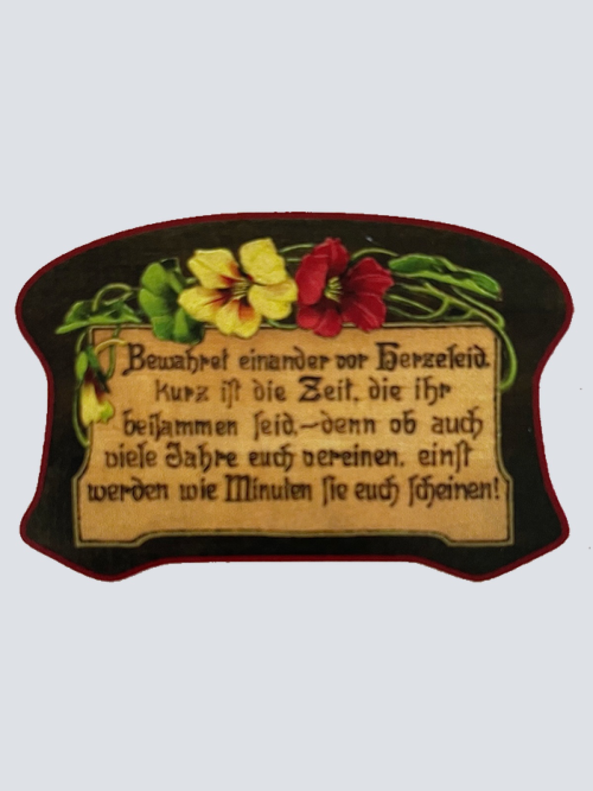 Nostalgie Holzschild Bewahret Einander Vor Herzeleid Kurz Ist Die Zeit Schild