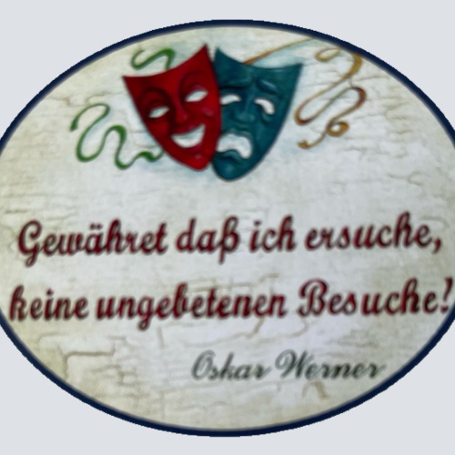 Nostalgie Holzschild Gewähret Daß Ich Ersuche Keine Ungebetene Besuche Schild