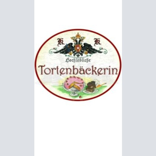 KuK Nostalgie Holzschild "Tortenbäckerin"