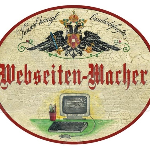 KuK Nostalgie Holzschild Webseiten Macher