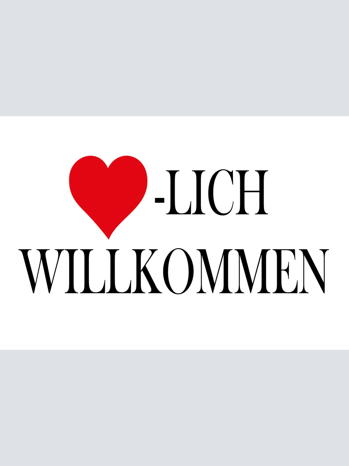 Nostalgie Schild Herzlich Willkommen  ❤️ 12x18 / 20x30 / 30x40 Blech od. Holz