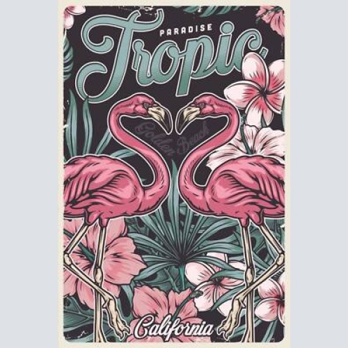 Nostalgie schild topic paradise california 12x18 / 20x30 / 30x40 blech od. holz