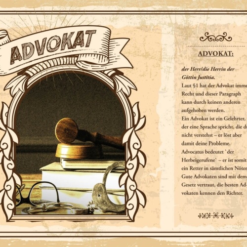 Schild Advokat Beruf Gesetz Justiz Gericht Richter 12x18 20x30 30x40 Blech/Holz