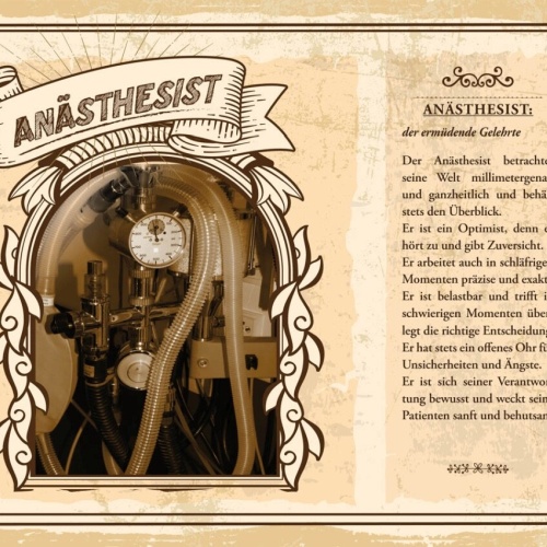 Schild Anästhesist Beruf Anästhesie Narkose Medizin 12x18 20x30 30x40 Blech/Holz