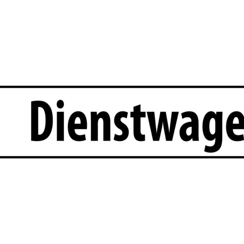 Schild Dienstwagen Parkplatz Parken Firma Angestellte 46 x 10 Blech od. Holz
