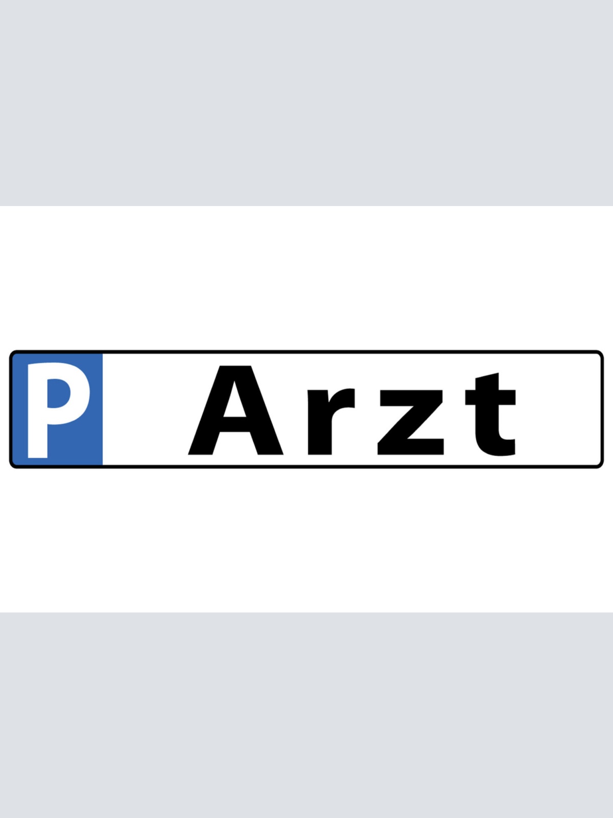Schild Arzt Parkplatz Parken Doktor Notarzt Praxis 46 x 10 Blech od. Holz