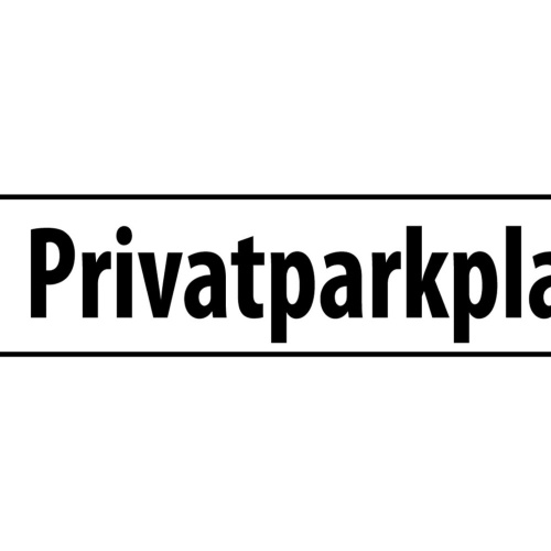 Schild Privat Parkplatz Parken Haus Auto Reserviert 46 x 10 Blech od. Holz