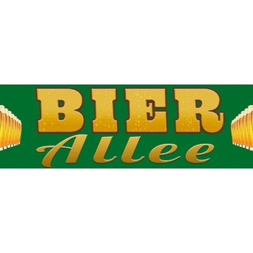 Schild Bier Allee Alkohol Glas Straße Bar Lokal Flasche 46 x 10 Blech od. Holz