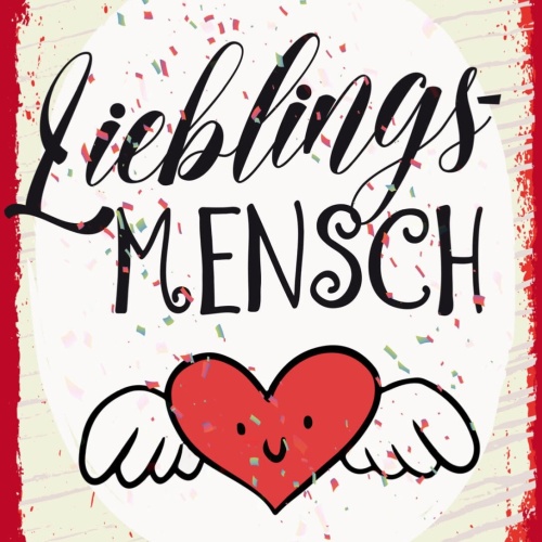 Schild Lieblings Mensch Herz Liebe Freundschaft 12x18 20x30 30x40 Blech/Holz
