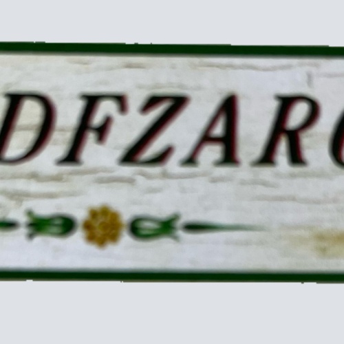 Nostalgie Holzschild WLDFZARO Alkohol Wirt Lokal Bier Wein Flasche Glas Schild