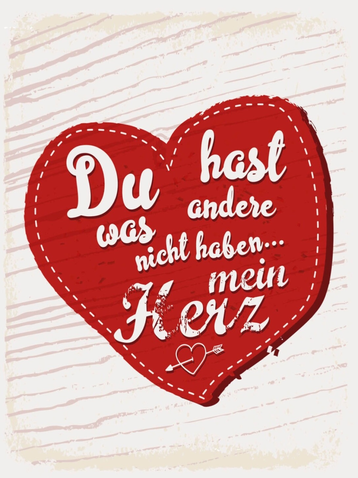 Schild Du Hast Was Andere Nicht Haben Mein Herz 12x18 20x30 30x40 Blech/Holz