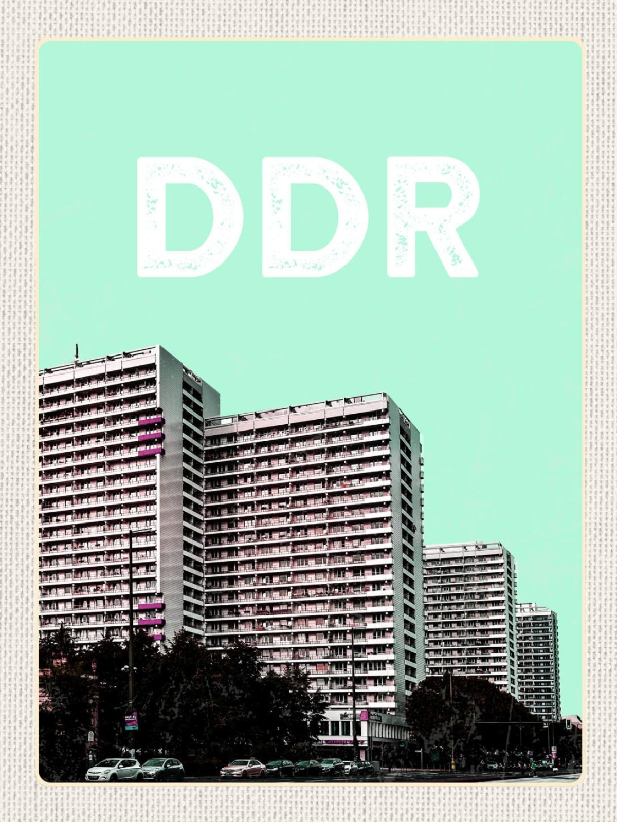 Schild DDR Berlin Leipziger Straße Ost Deutschland 12x18 20x30 30x40 Blech/Holz