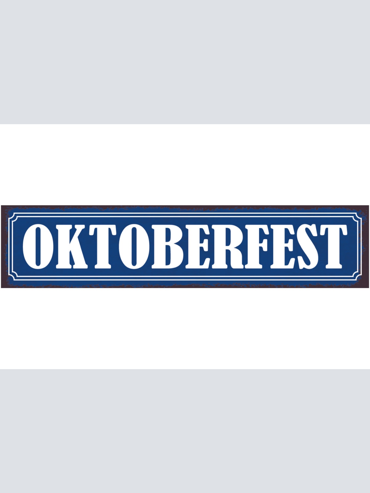 Schild Oktober Fest Volksfest Bier Zelt Alkohol München 46 x 10 Blech od. Holz