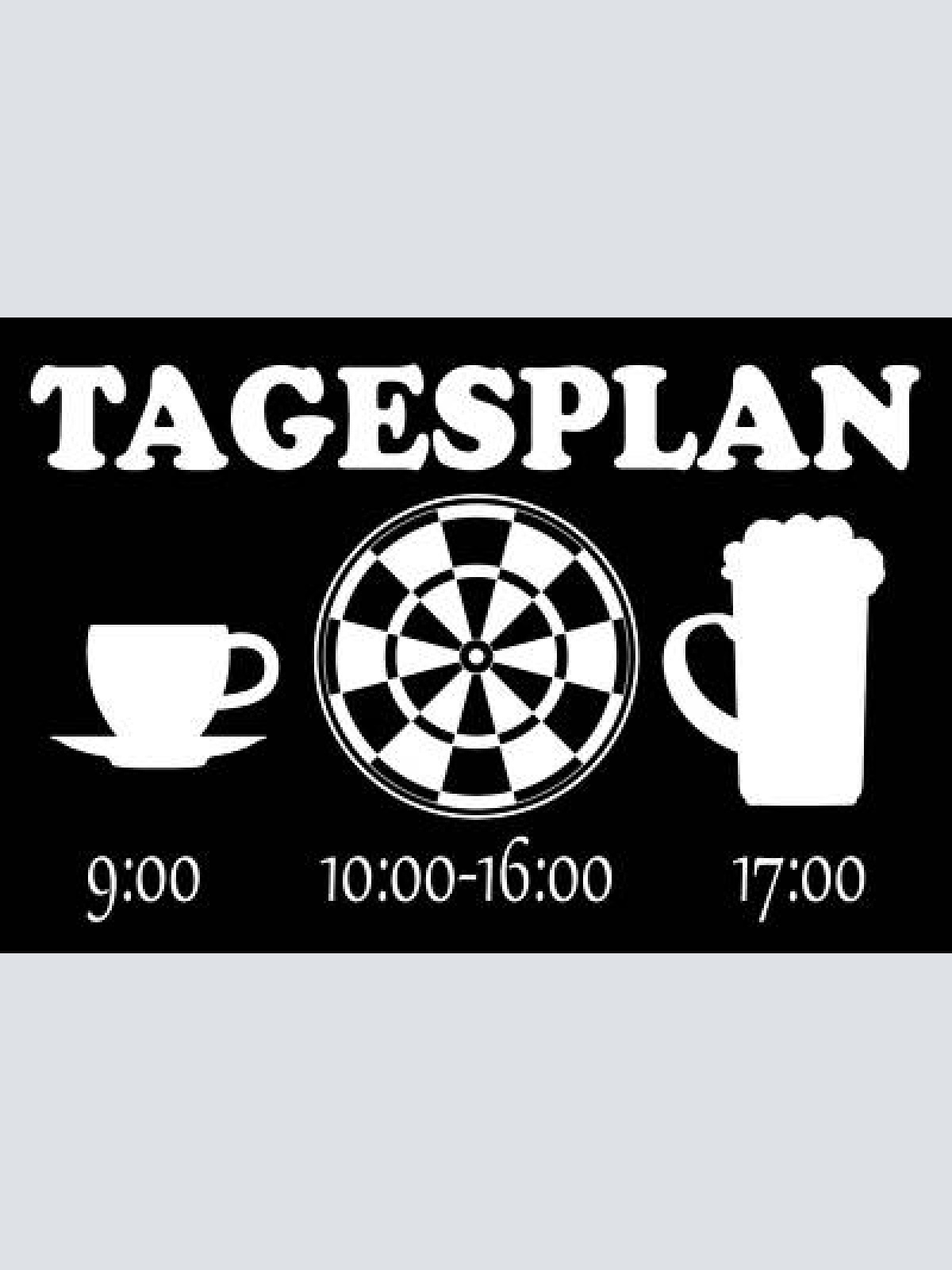Nostalgie schild tagesplan kaffee spiel bier 12x18 / 20x30 / 30x40 blech od.holz