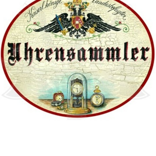 KuK Nostalgie Holzschild "Uhrensammler"