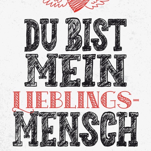 Schild Du Bist Mein Lieblings Mensch Liebe Freunde 12x18 20x30 30x40 Blech/Holz