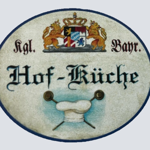 Nostalgie Holzschild Bayern Königlich Bayerische Hof Küche Kochen Schild