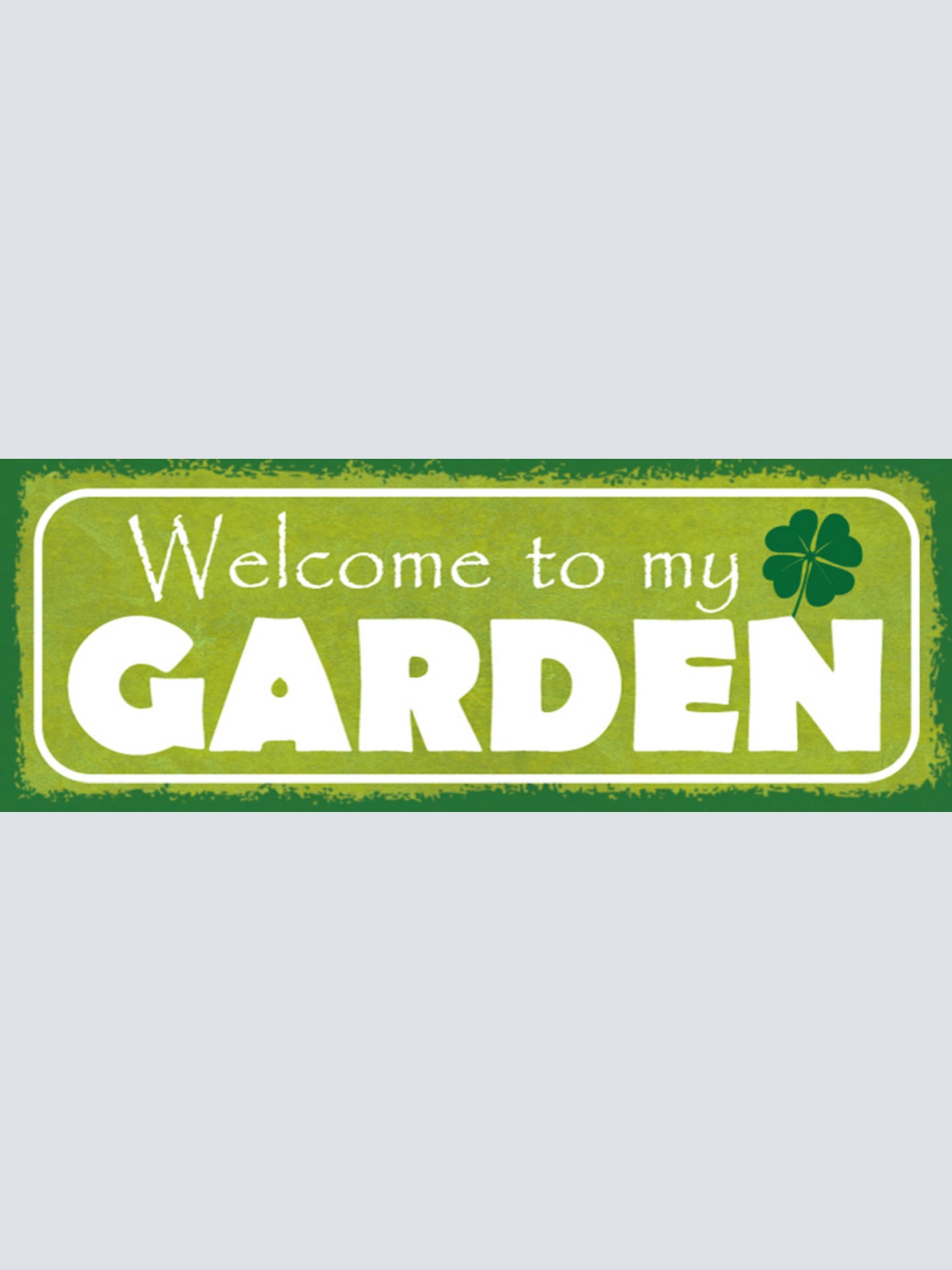 Schild Welcome To My Garden Willkommen In Meinem Garten 27x10 Blech od.Holz