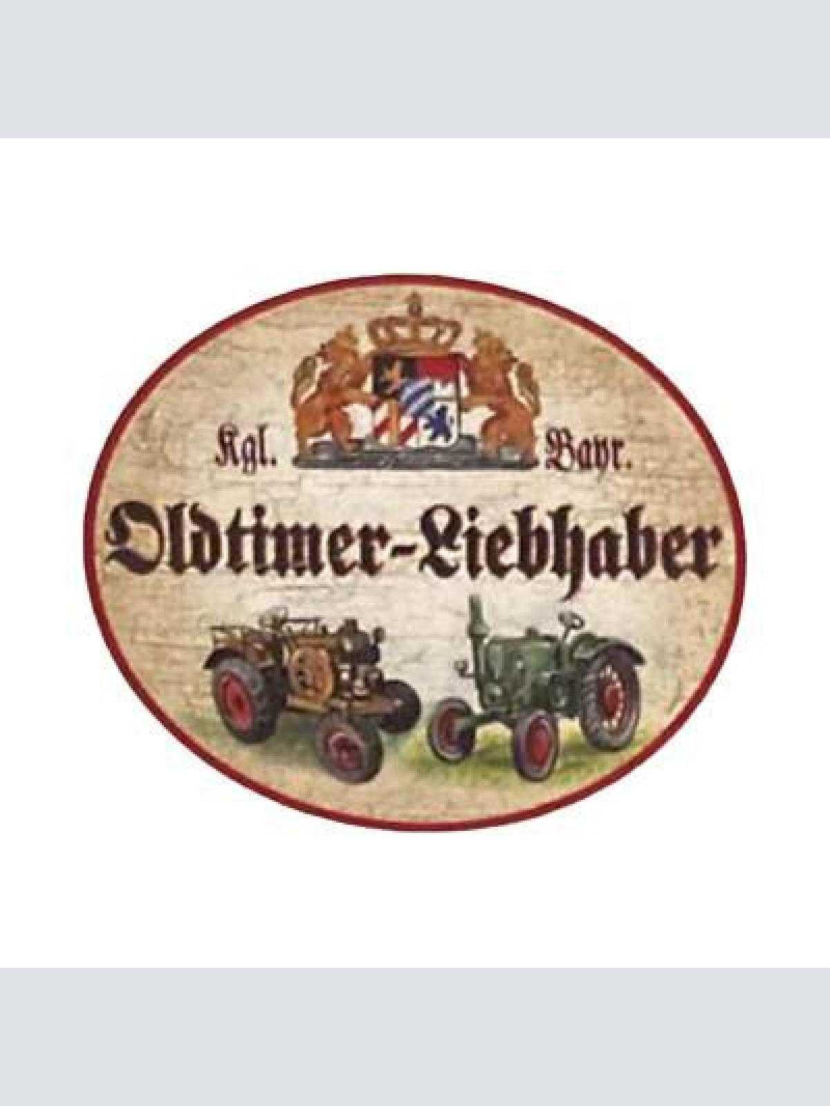 Nostalgie Holzschild Bayern Königlich Bayerischer Oldtimer Liebhaber Schild