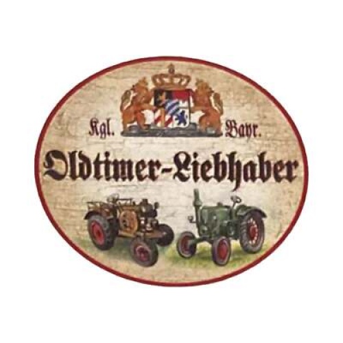Nostalgie Holzschild Bayern Königlich Bayerischer Oldtimer Liebhaber Schild