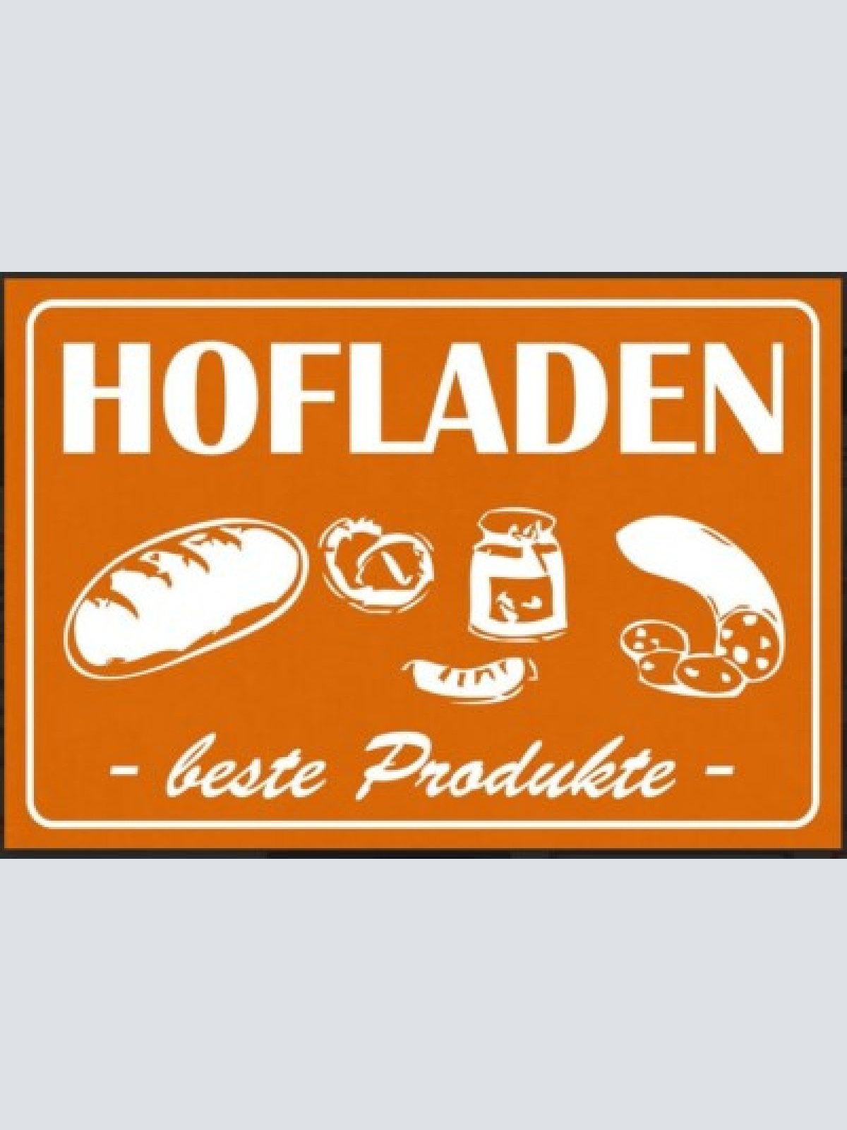 Nostalgie schild werbung hofladen beste produkte 12x18/20x30/30x40 blech od holz