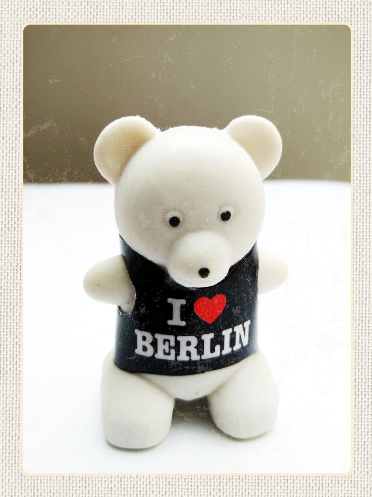 Schild Berlin Deutschland Teddy Bär I ❤️ Berlin 12x18 20x30 30x40 Blech od. Holz